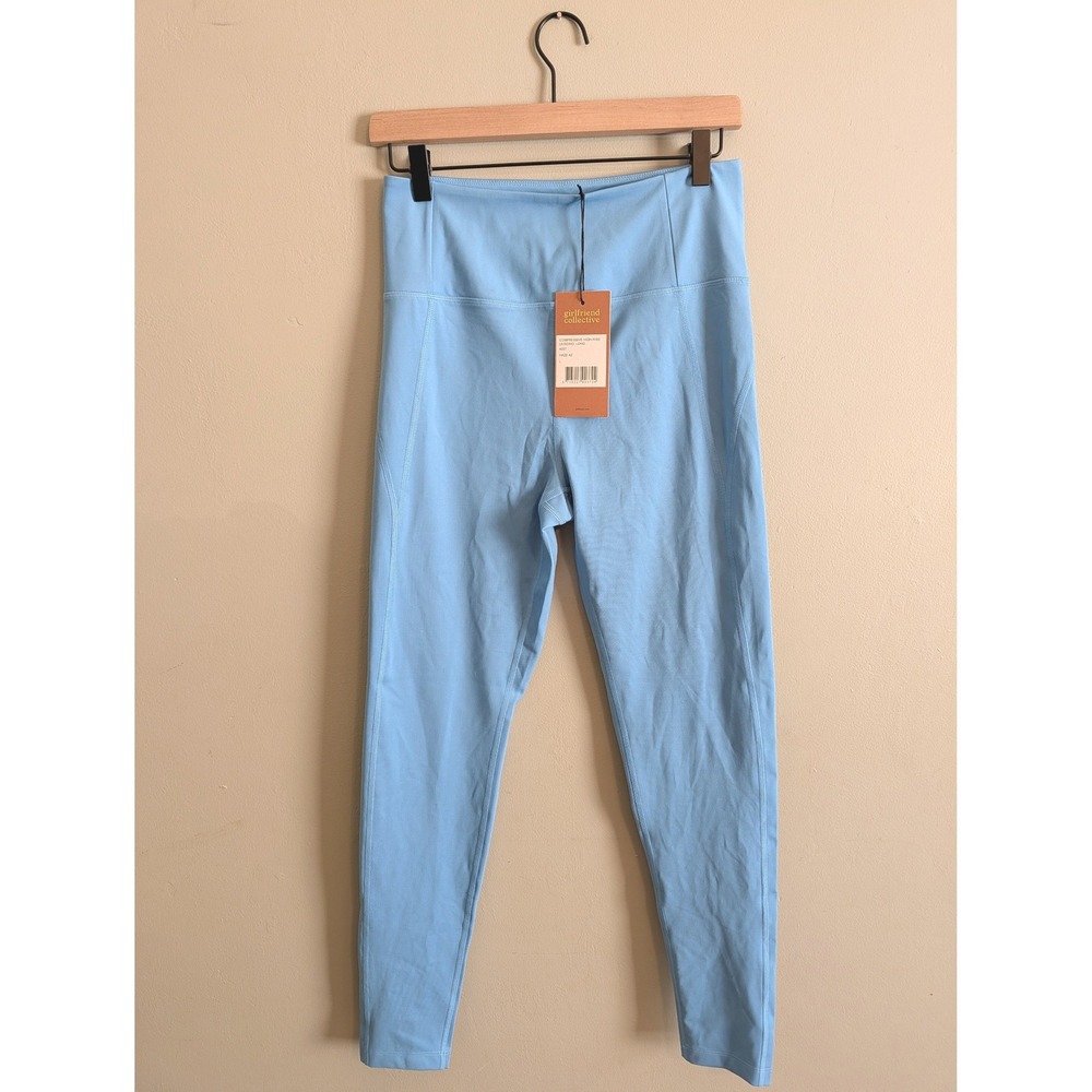 NWT Girlfriend Collective Compressive High-Rise Leggings Haze Blue Long 4007 L
